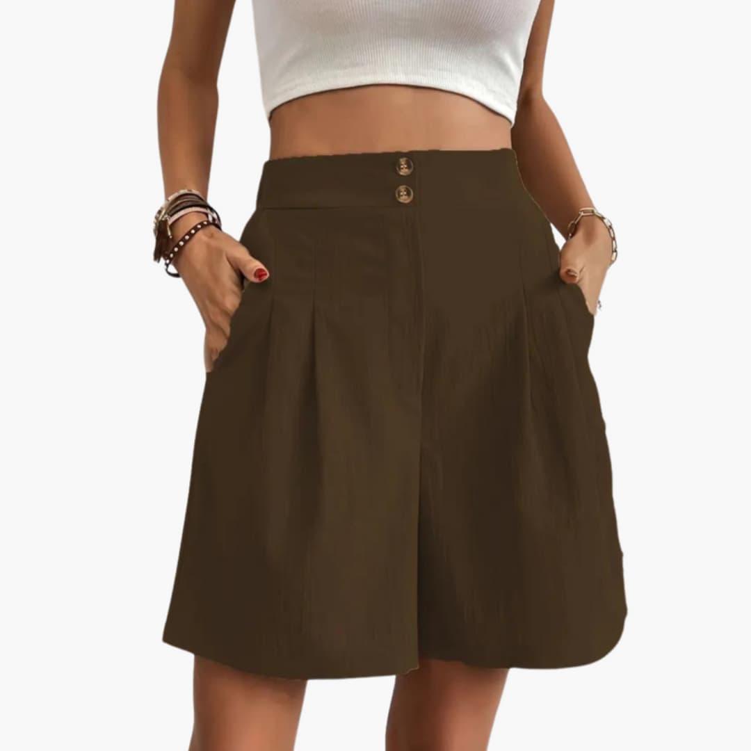 Women's Two-Piece Crop Midi Skirt Set