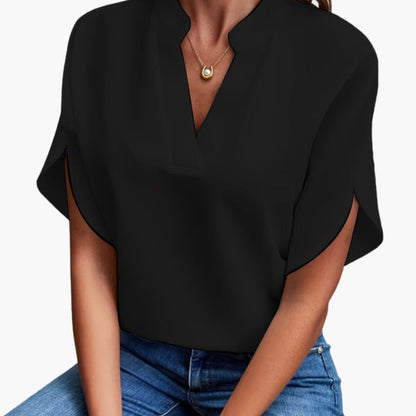 Women's Long Sleeve Blouse Round Neck