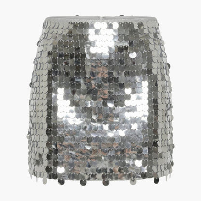 Women's Sequin Mini Skirt Elastic Waist - VibreMode