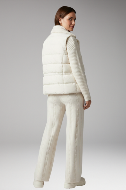 Women's Turtleneck Sweater Set Wide Leg Pants