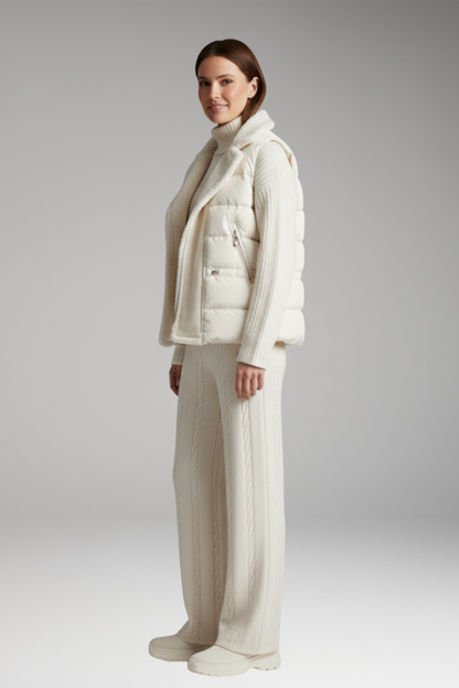 Women's Turtleneck Sweater Set Wide Leg Pants