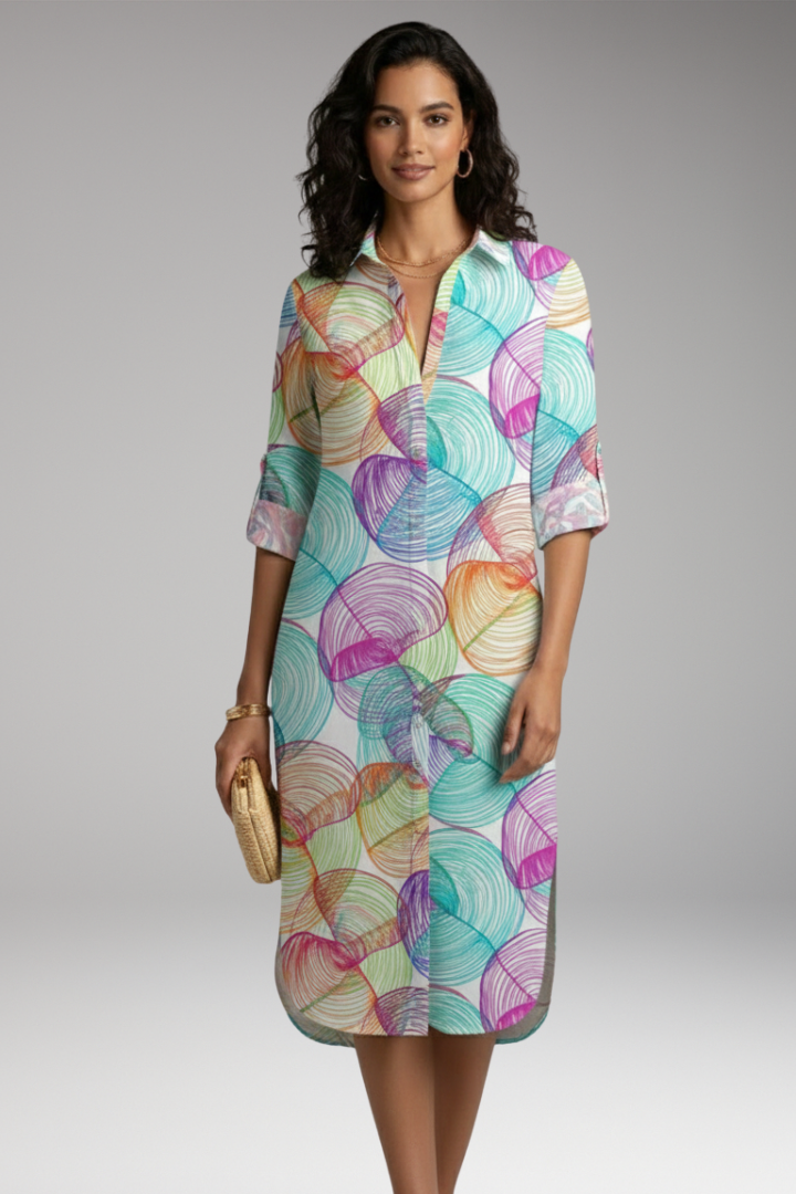 Women's Collar Button Dress Shirt