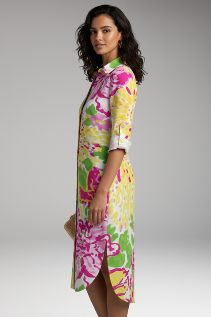 Women's Collar Button Dress Shirt