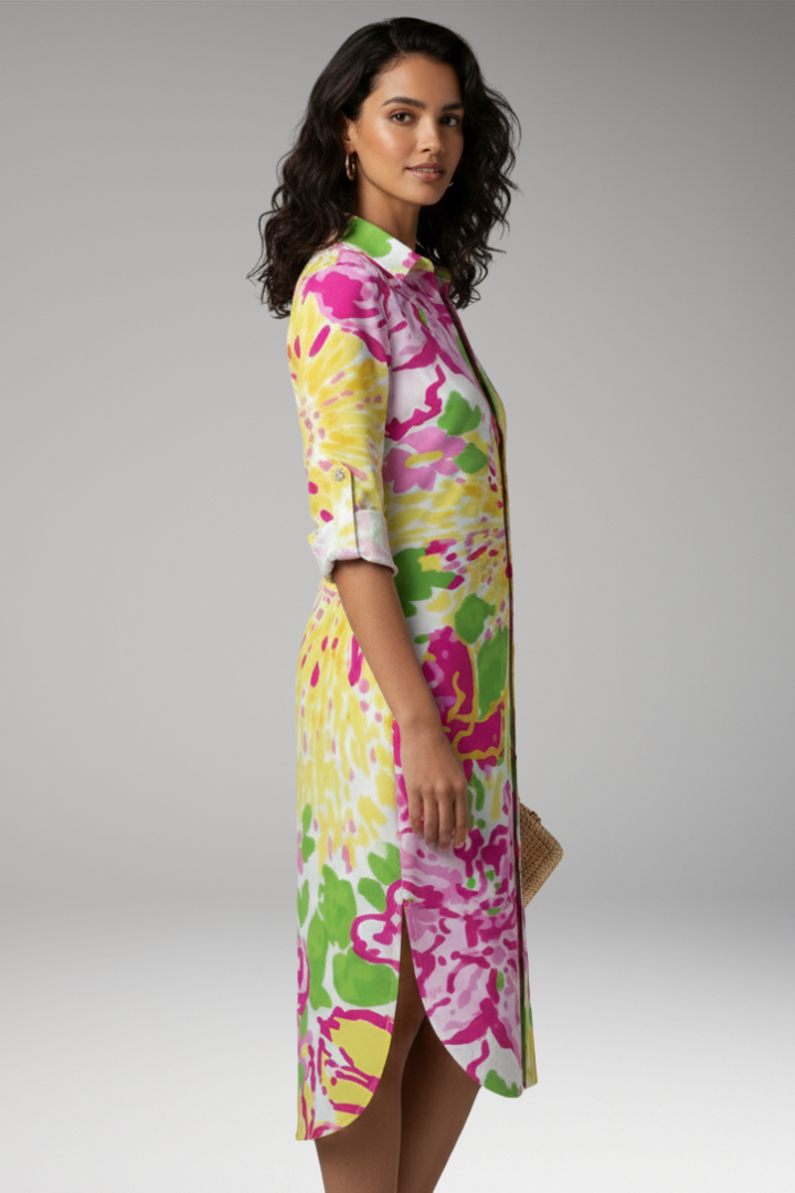 Women's Collar Button Dress Shirt