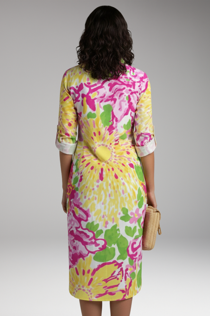 Women's Collar Button Dress Shirt