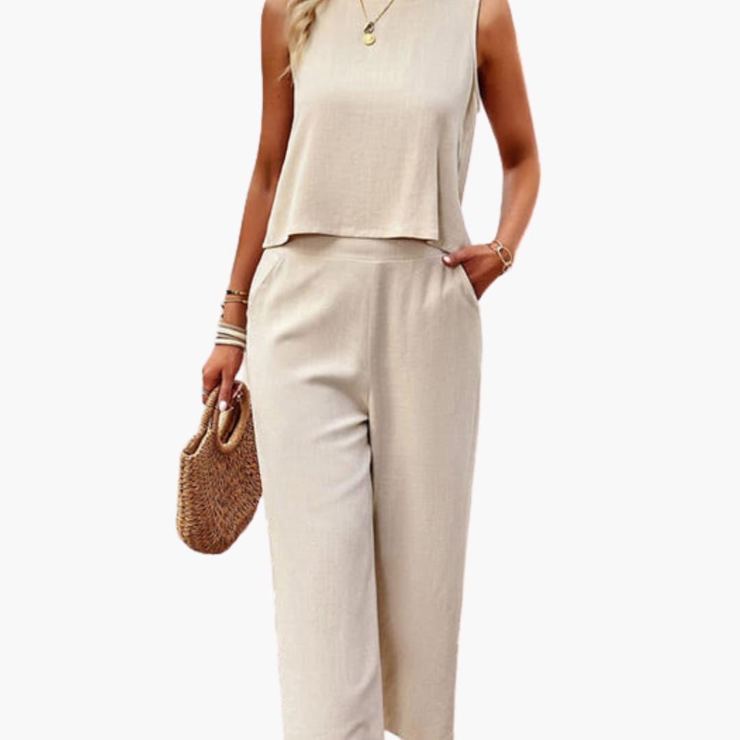 Women's Short Sleeve Jumpsuit One-Piece - VibreMode