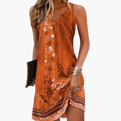 Women's Short Sleeve Dress Defined Waist