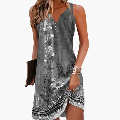 Women's Short Sleeve Dress Defined Waist