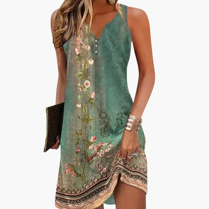 Women's Short Sleeve Dress Defined Waist