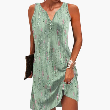 Women's Short Sleeve Dress Defined Waist