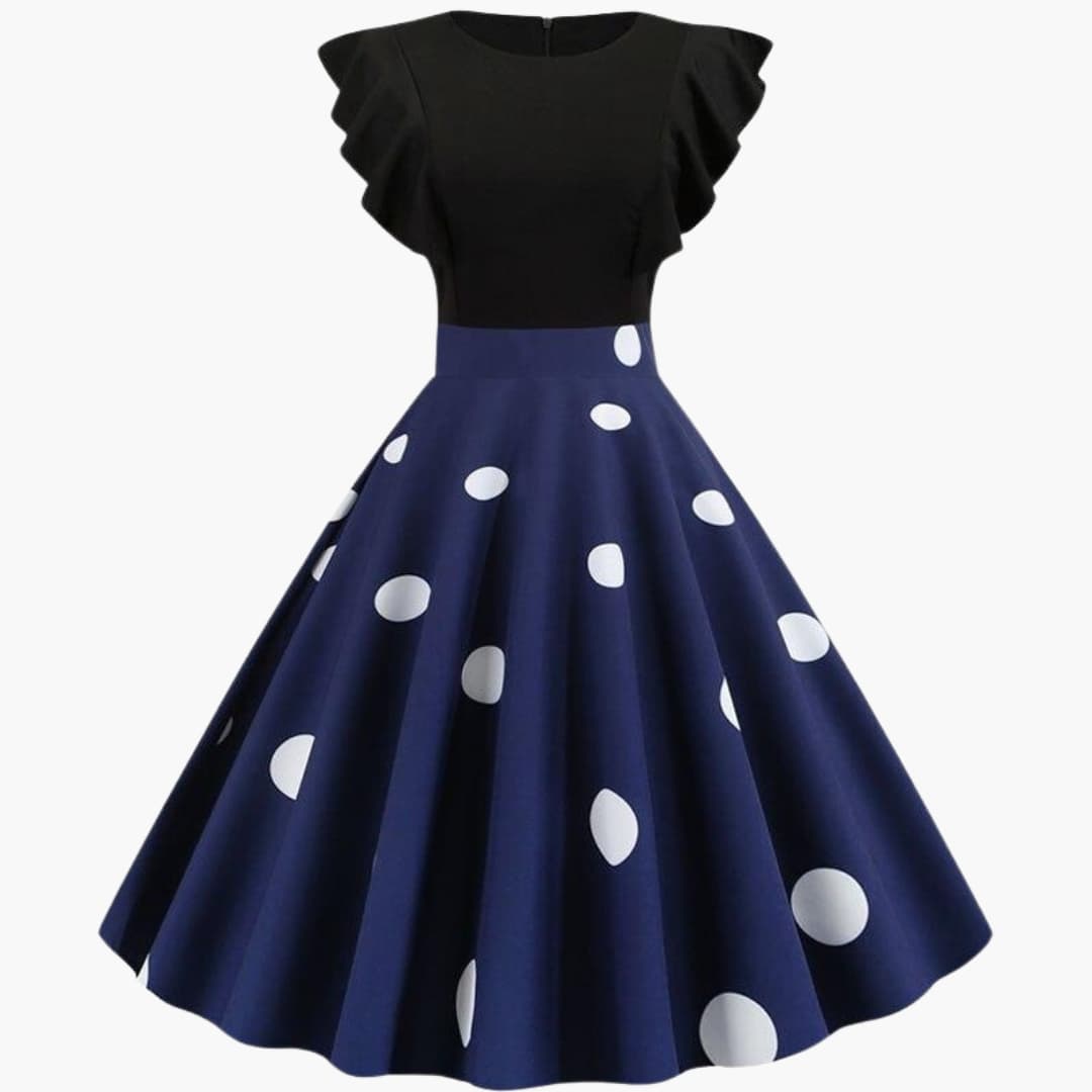 Women's Sleeveless Striped Sundress Flared Skirt