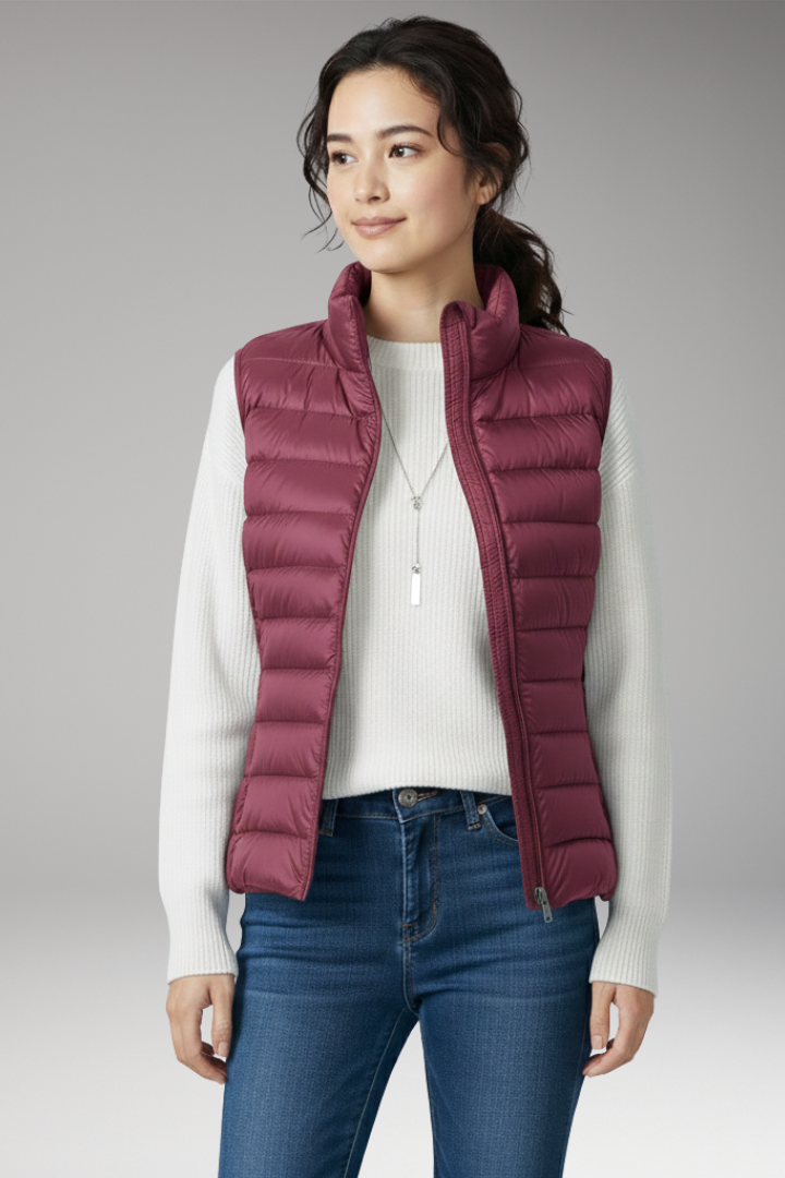 Women's Quilted Vest Sleeveless Jacket