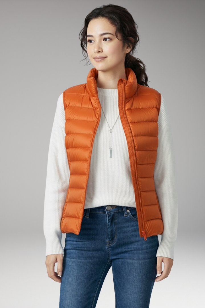 Women's Quilted Vest Sleeveless Jacket