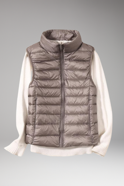 Women's Quilted Vest Sleeveless Jacket - VibreMode