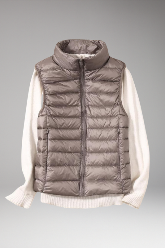 Women's Quilted Vest Sleeveless Jacket - VibreMode