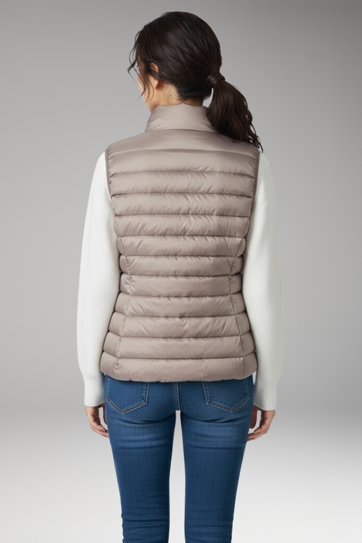 Women's Quilted Vest Sleeveless Jacket