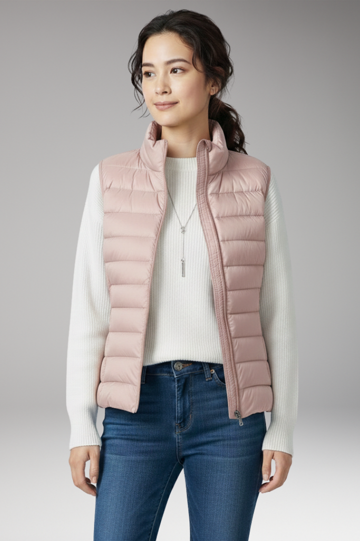 Women's Quilted Vest Sleeveless Jacket