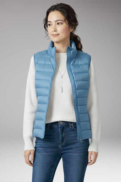 Women's Quilted Vest Sleeveless Jacket
