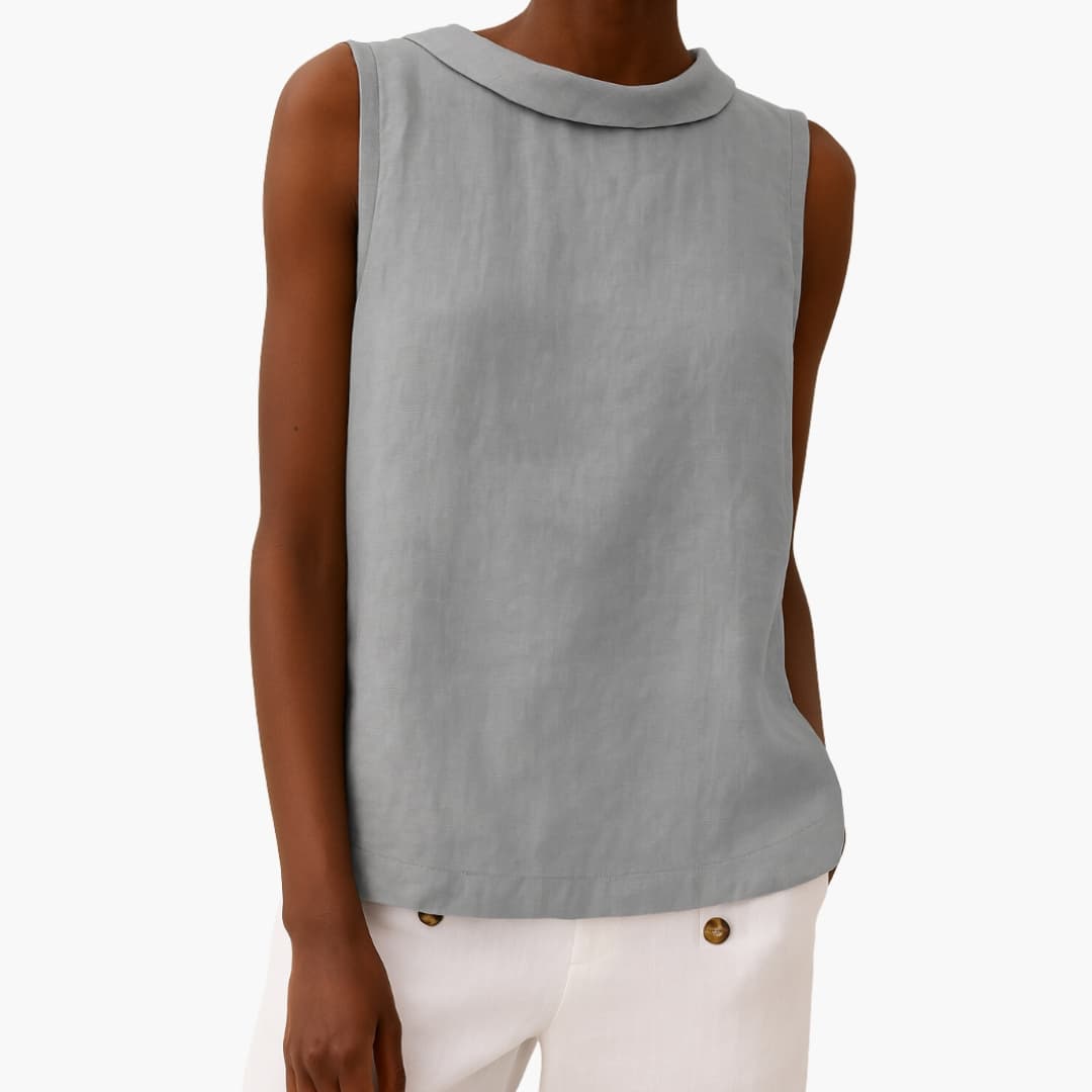 Women's Sleeveless Roll Neck Tank - VibreMode