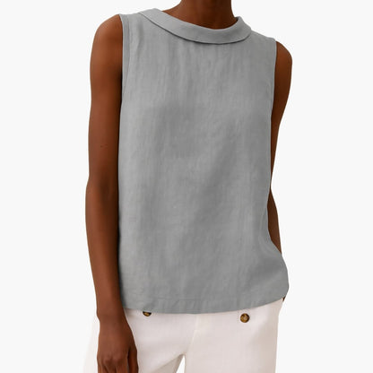Women's Sleeveless Roll Neck Tank - VibreMode