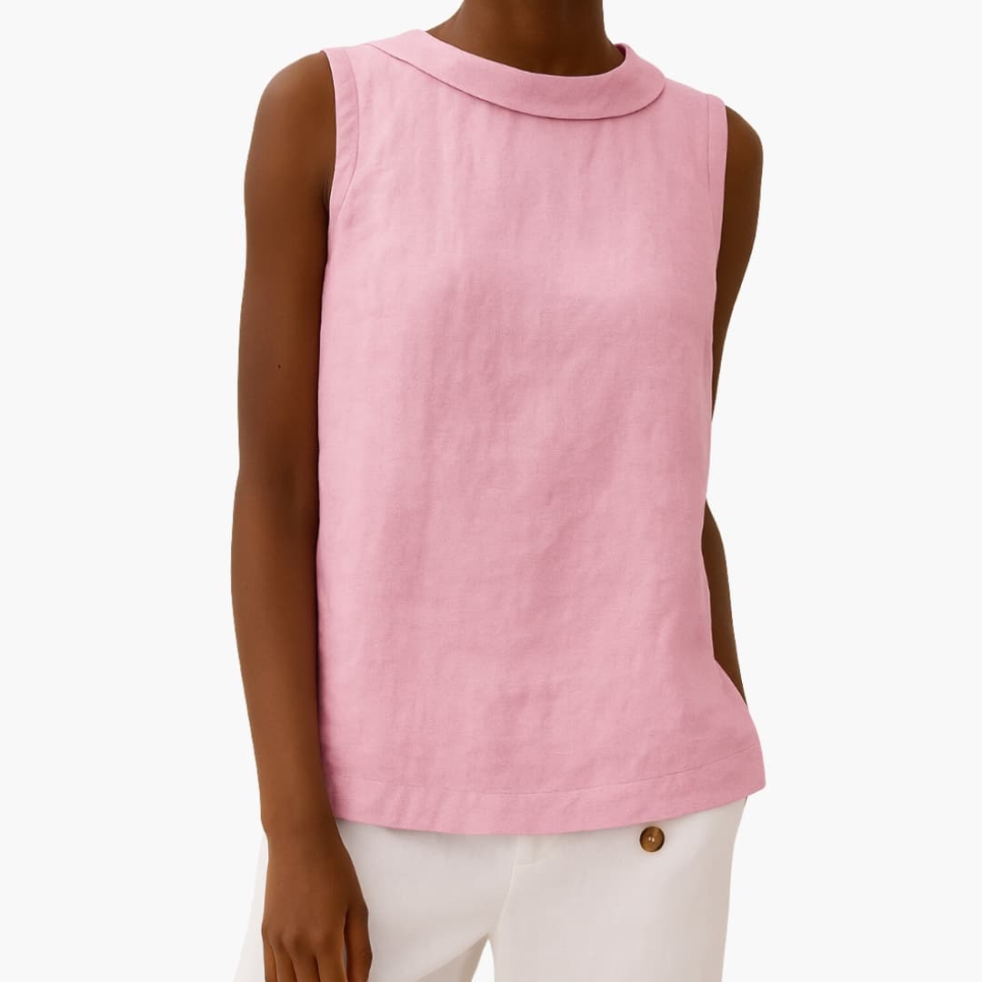 Women's Sleeveless Roll Neck Tank