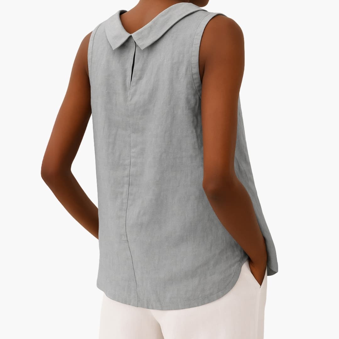 Women's Sleeveless Roll Neck Tank