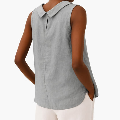 Women's Sleeveless Roll Neck Tank