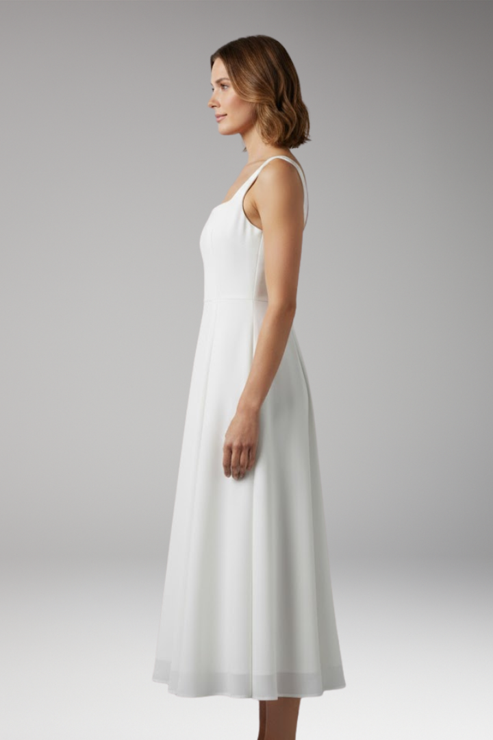 Women's Sleeveless Solid Dress Classic Silhouette