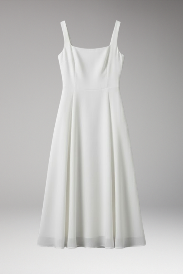 Women's Sleeveless Solid Dress Classic Silhouette - VibreMode