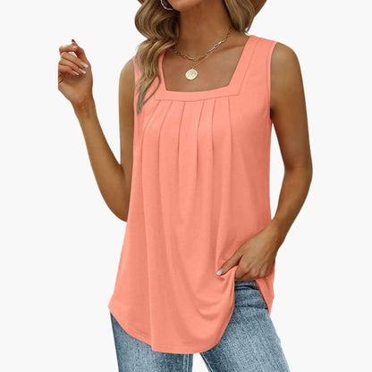 Women's Sleeveless Square Neck Blouse