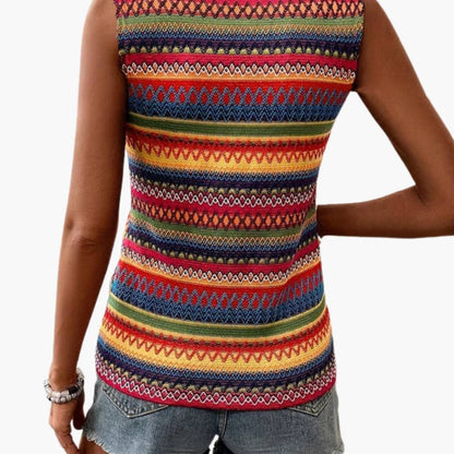 Women's Striped Tank Sleeveless