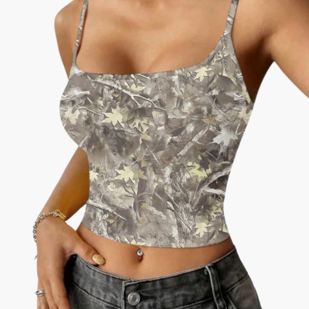 Women's Sleeveless Camo Lightweight