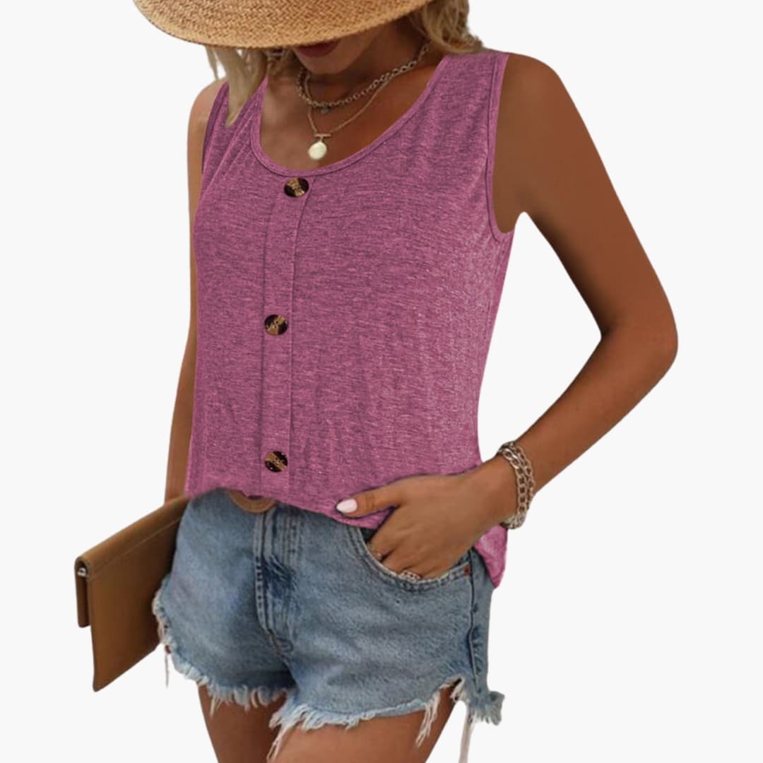 Women's Sleeveless Round Neck