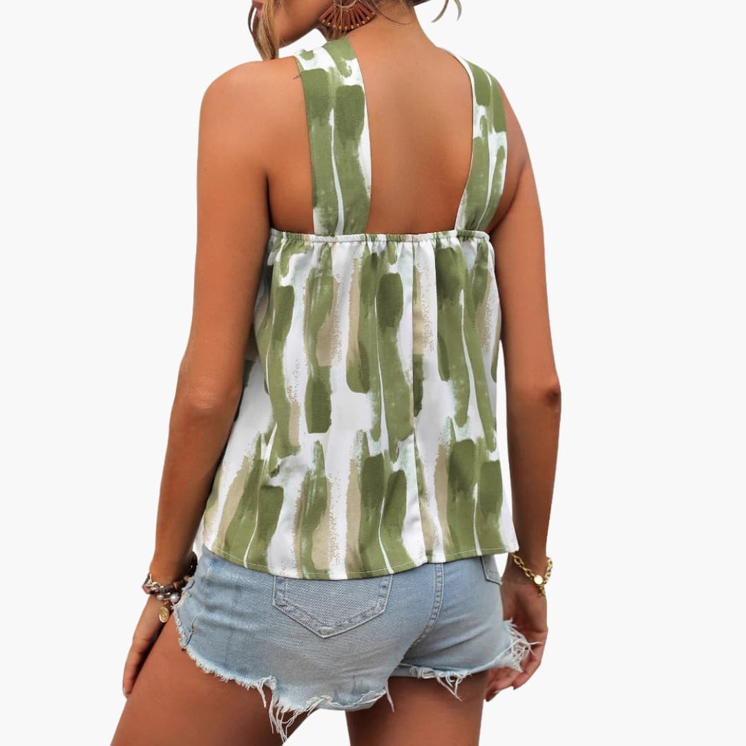 Women's Sleeveless Knot Closure Lightweight