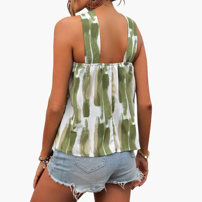 Women's Sleeveless Knot Closure Lightweight