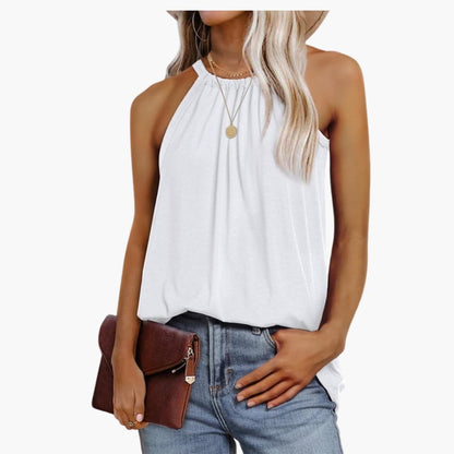 Women's Sleeveless Ruffle Loose Fit