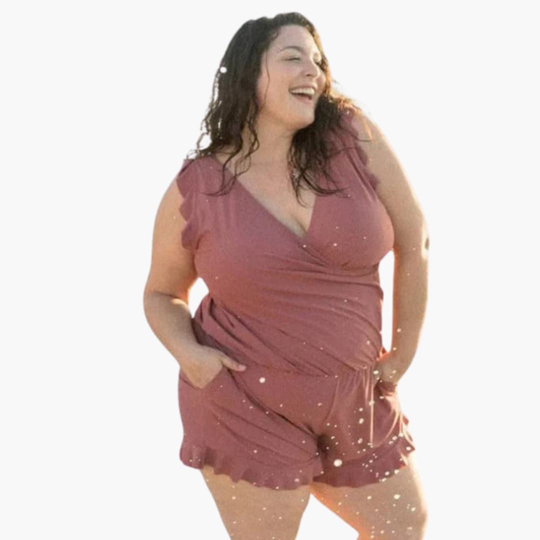 Women's Elastic Waist Swim Shorts