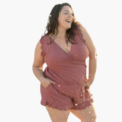 Women's Elastic Waist Swim Shorts