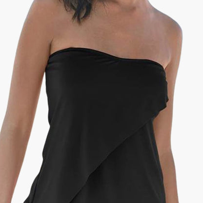 Women's Strapless Tankini Swimsuit Set