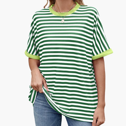Women's Striped Short Sleeve T-Shirt