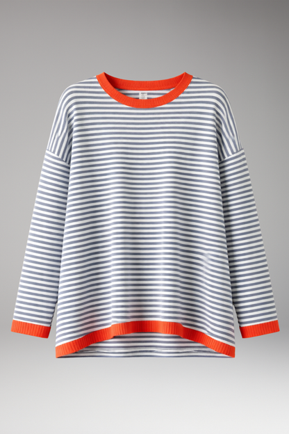 Women's Long Sleeve Striped - VibreMode
