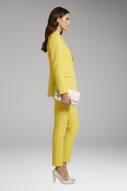 Women's Two Piece Suit Set Jacket Trousers