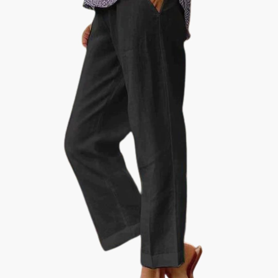 Women's Elastic Waist Loose Fit Summer Pants