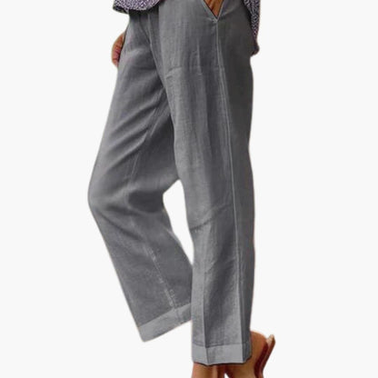 Women's Elastic Waist Loose Fit Summer Pants