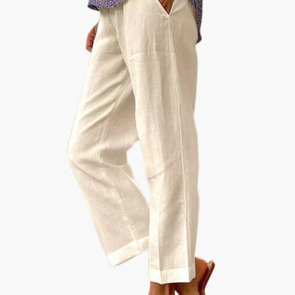Women's Elastic Waist Loose Fit Summer Pants