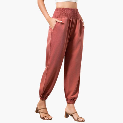 Women's Wide Leg Elastic Waist Pants