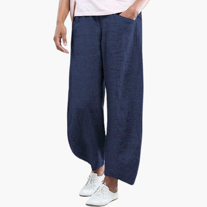 Women's Elastic Waist Pants Loose Fit - VibreMode