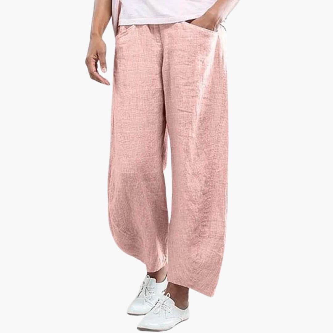 Women's Elastic Waist Pants Loose Fit