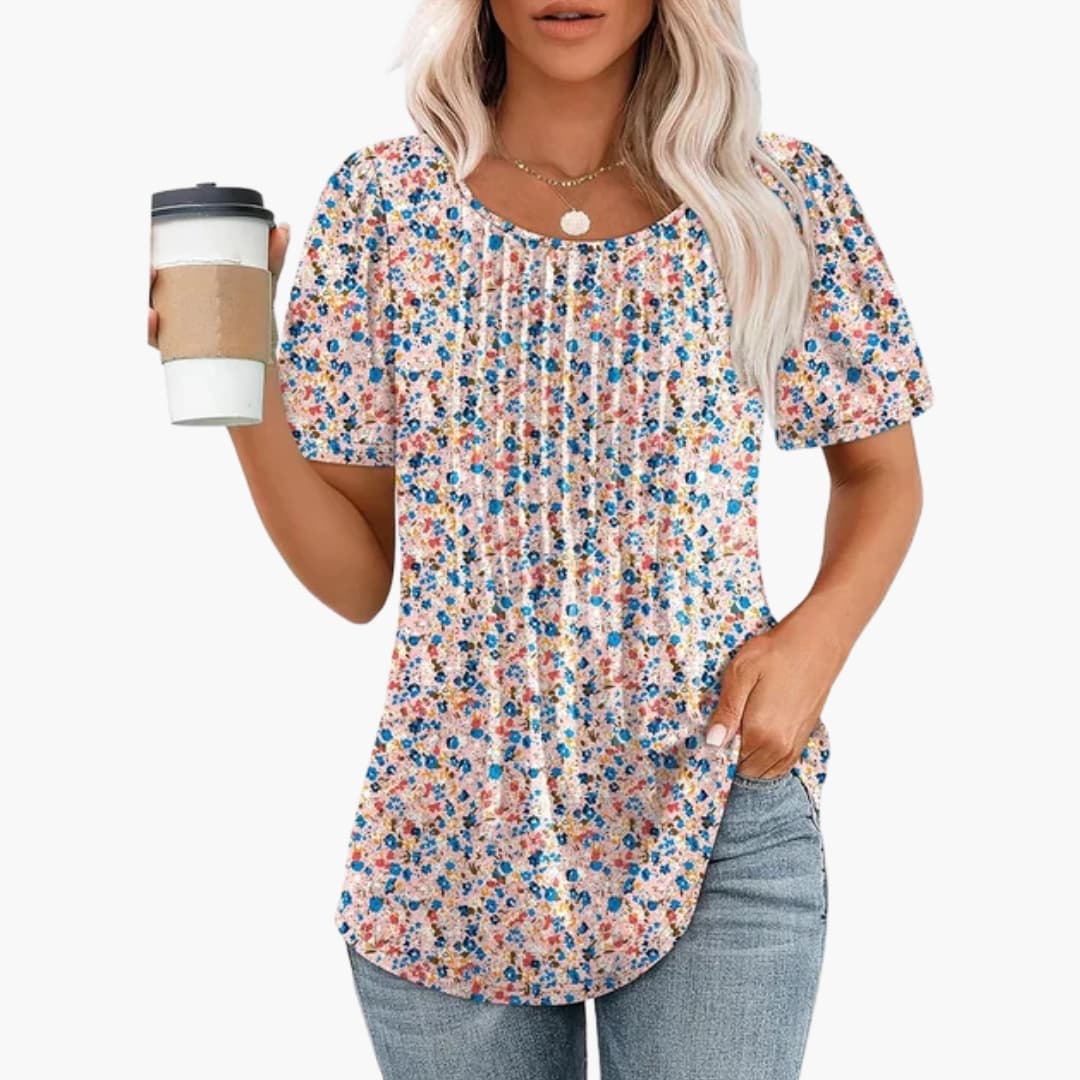 Women's Loose Fit Round Neck T-Shirt