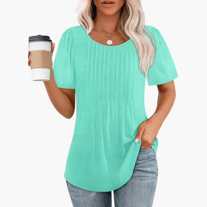 Women's Loose Fit Round Neck T-Shirt